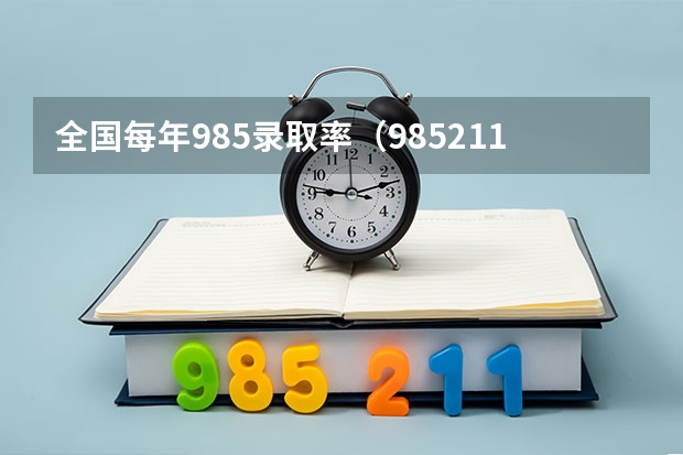 全国每年985录取率（985211录取率）