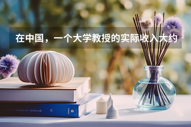 在中国，一个大学教授的实际收入大约能有多少？