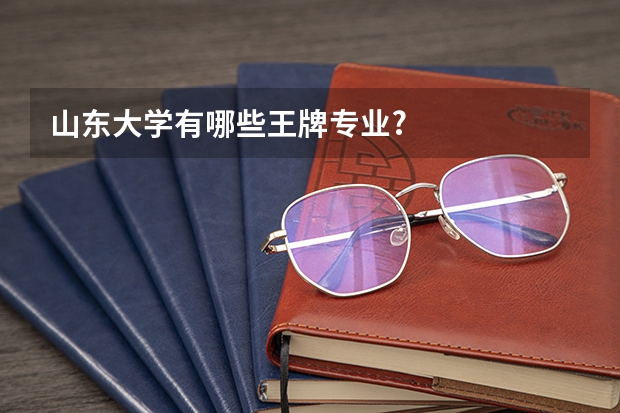 山东大学有哪些王牌专业?