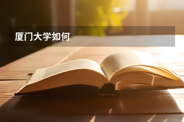 厦门大学如何