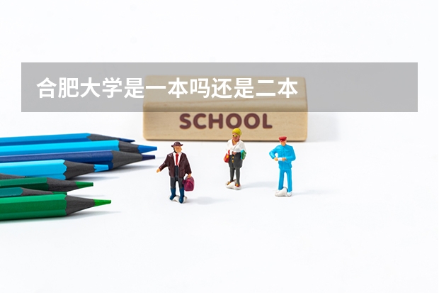 合肥大学是一本吗还是二本