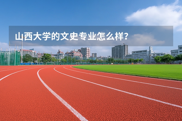 山西大学的文史专业怎么样？