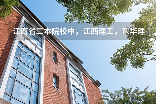 江西省二本院校中，江西理工，东华理工，江西科技师范，南昌工程学院。四所排名如何？(据经验)
