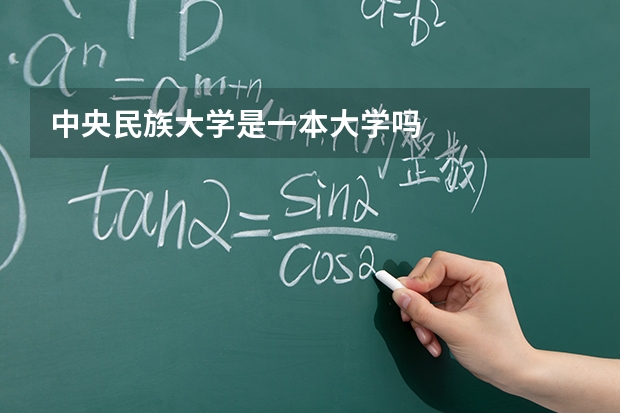 中央民族大学是一本大学吗