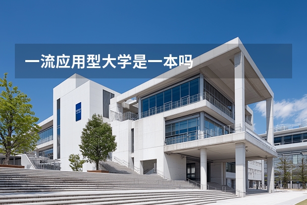 一流应用型大学是一本吗