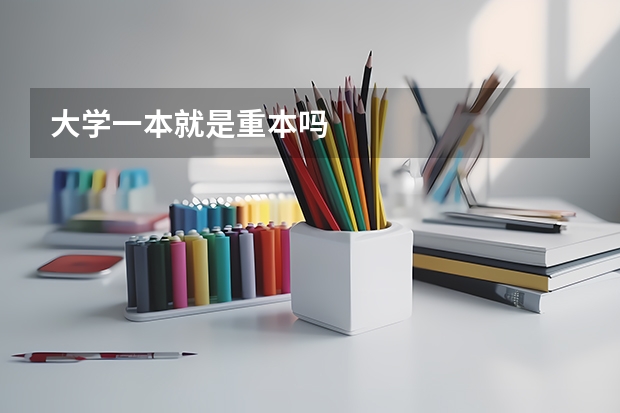 大学一本就是重本吗