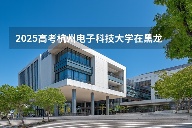 2025高考杭州电子科技大学在黑龙江招生计划介绍