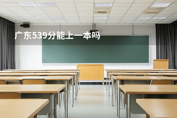 广东539分能上一本吗