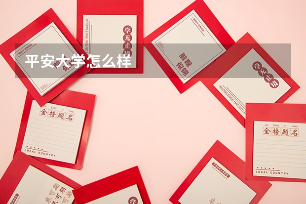 平安大学怎么样