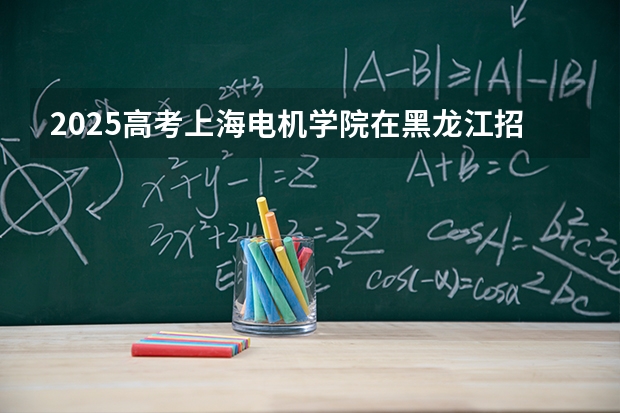 2025高考上海电机学院在黑龙江招生计划介绍