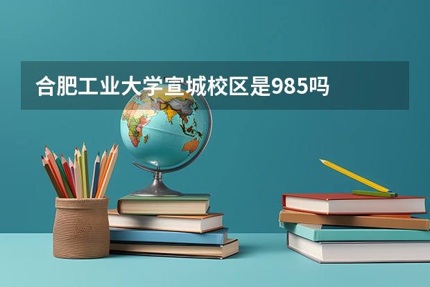 合肥工业大学宣城校区是985吗