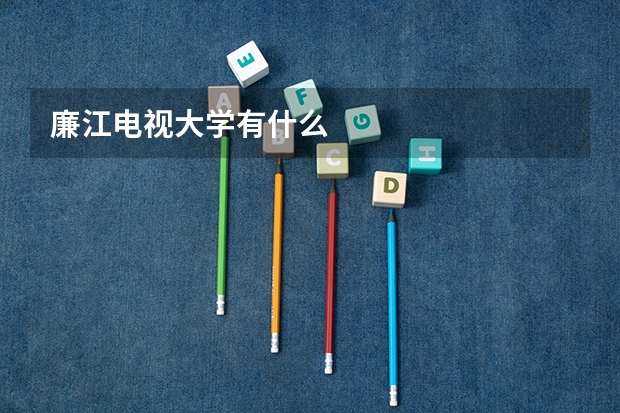 廉江电视大学有什么