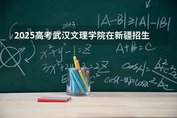 2025高考武汉文理学院在新疆招生计划介绍