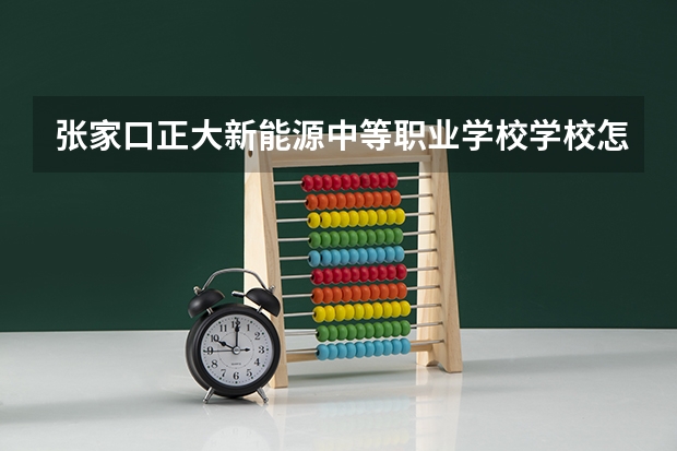 张家口正大新能源中等职业学校学校怎么样 张家口正大新能源中等职业学校地址在哪