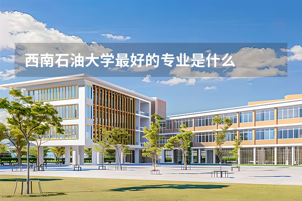 西南石油大学最好的专业是什么