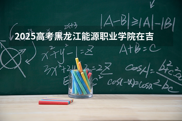 2025高考黑龙江能源职业学院在吉林招生计划介绍