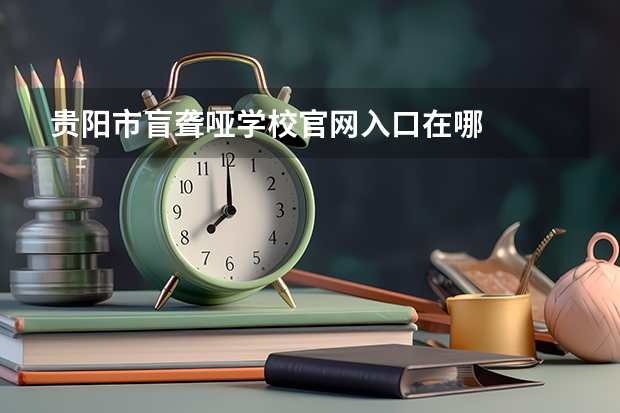 贵阳市盲聋哑学校官网入口在哪