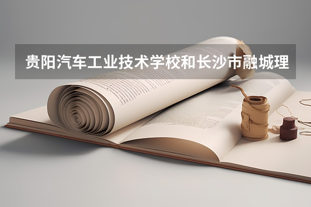 贵阳汽车工业技术学校和长沙市融城理工中等职业学校各有什么优势