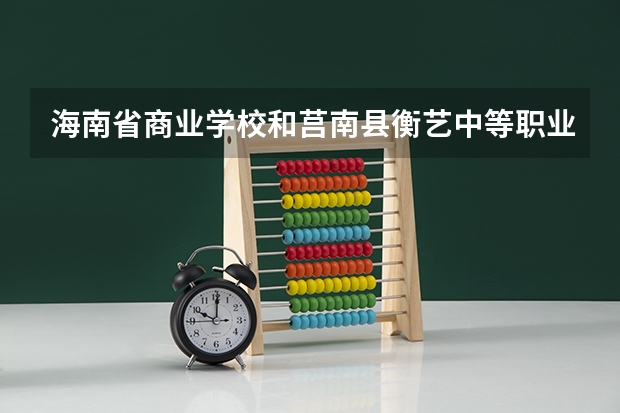 海南省商业学校和莒南县衡艺中等职业学校各有什么优势