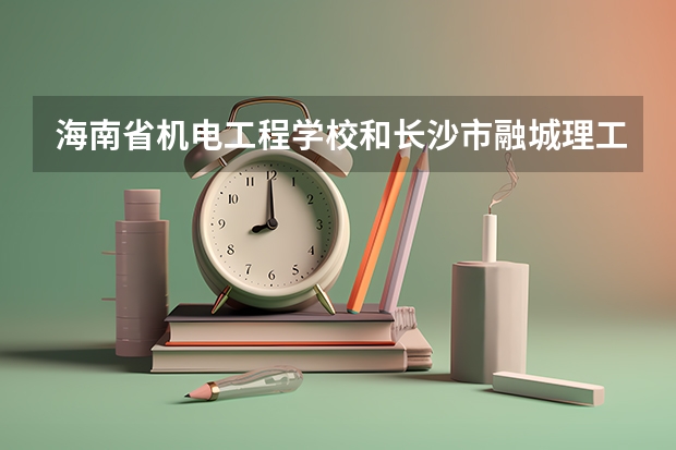 海南省机电工程学校和长沙市融城理工中等职业学校各有什么优势