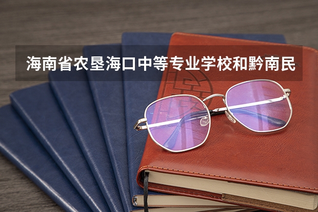 海南省农垦海口中等专业学校和黔南民族卫生学校各有什么优势