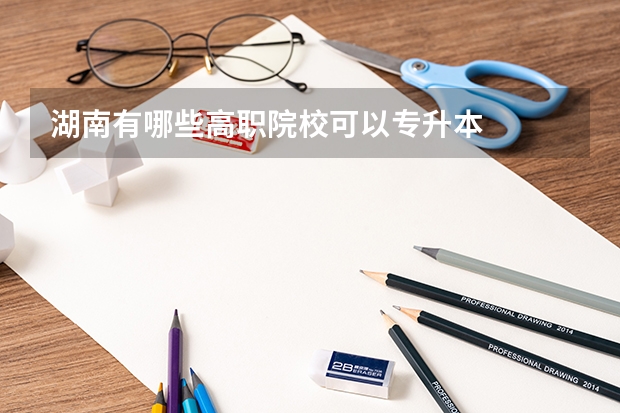 湖南有哪些高职院校可以专升本