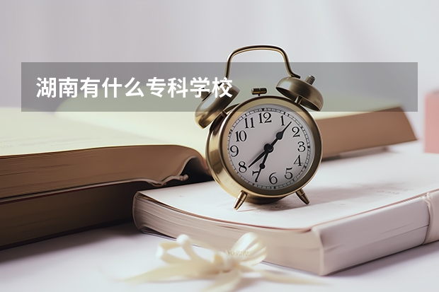 湖南有什么专科学校