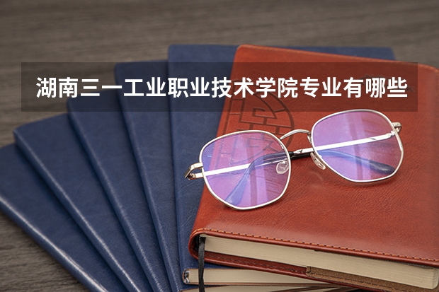 湖南三一工业职业技术学院专业有哪些？专业介绍