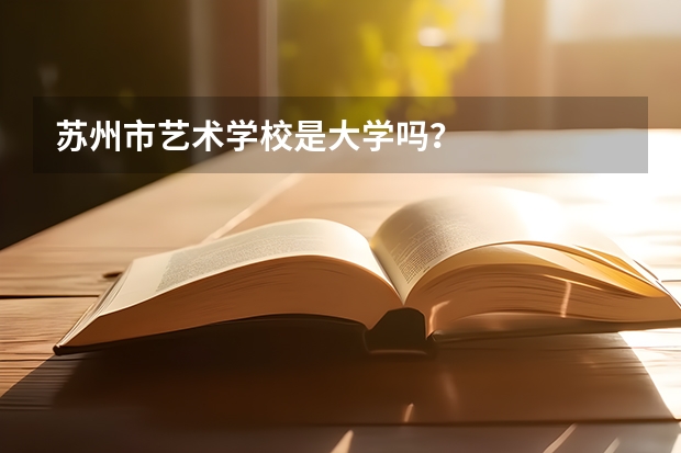 苏州市艺术学校是大学吗？