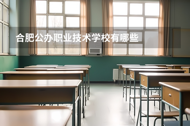 合肥公办职业技术学校有哪些