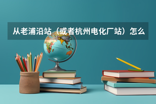 从老浦沿站(或者杭州电化厂站)怎么去杭州人民职校(回龙庙前)