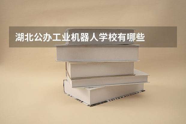 湖北公办工业机器人学校有哪些