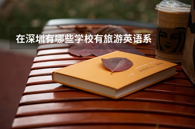 在深圳有哪些学校有旅游英语系