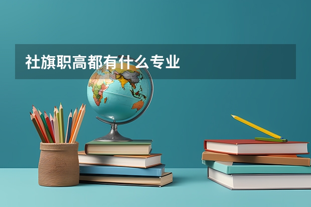 社旗职高都有什么专业