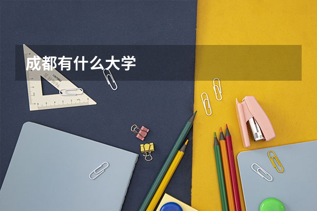 成都有什么大学