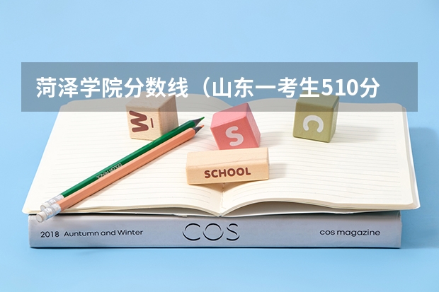 菏泽学院分数线（山东一考生510分 介绍几个好的专科学校 在线等）