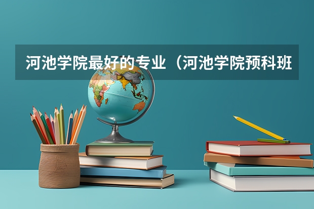 河池学院最好的专业（河池学院预科班分数线）