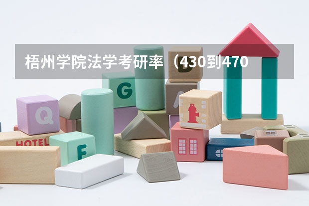 梧州学院法学考研率（430到470二本公办大学）
