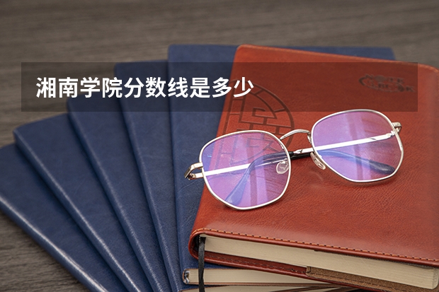 湘南学院分数线是多少