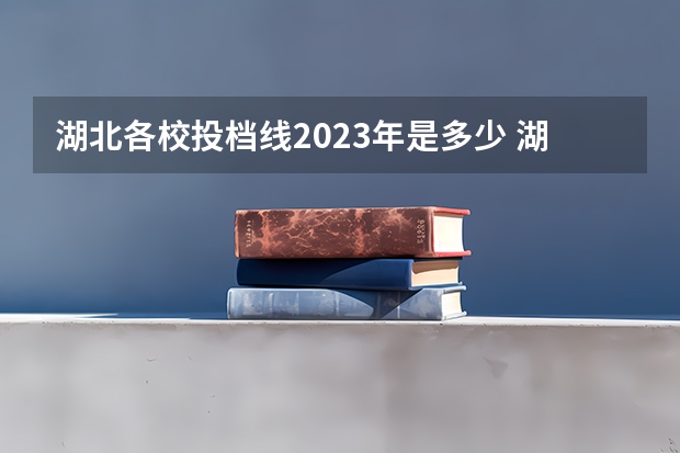 湖北各校投档线2023年是多少 湖北省2023年投档线是多少
