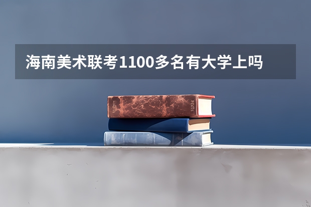 海南美术联考1100多名有大学上吗？