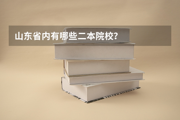 山东省内有哪些二本院校？