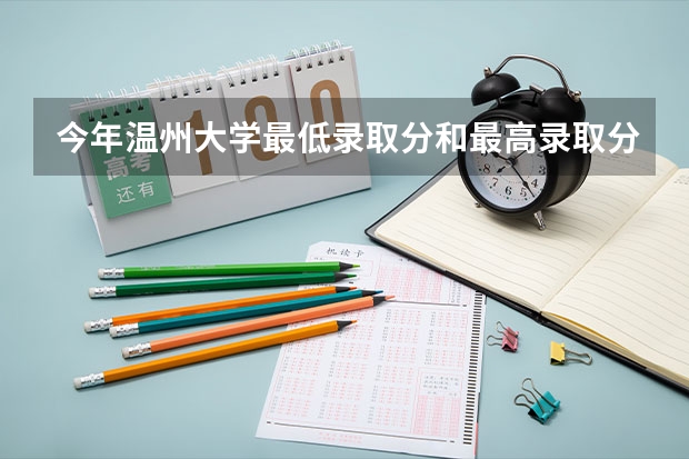 今年温州大学最低录取分和最高录取分分别是多少
