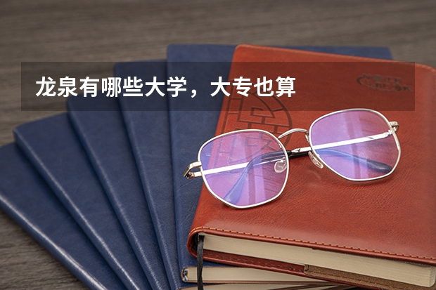 龙泉有哪些大学，大专也算
