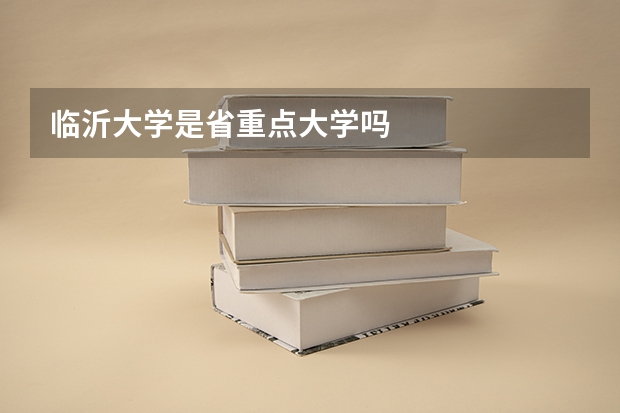 临沂大学是省重点大学吗