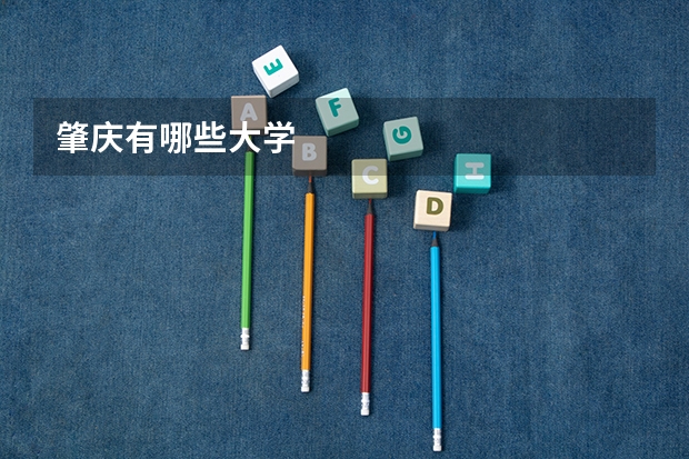 肇庆有哪些大学