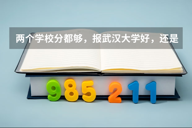 两个学校分都够,报武汉大学好,还是电子科大好? 武汉大学在湖北招生人数